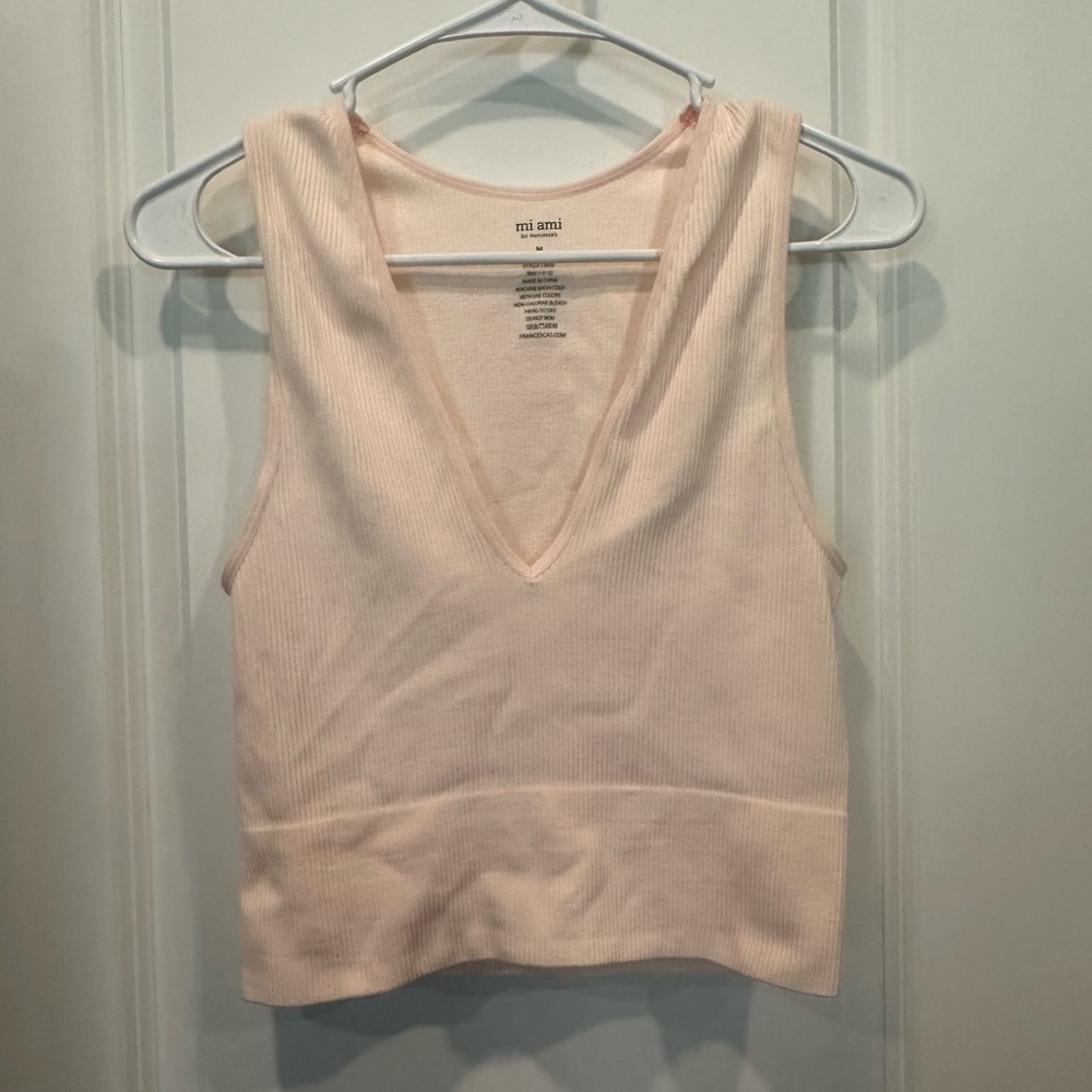 Mi ami for Francesca’s light pink tank top